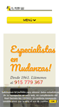 Mobile Screenshot of mudanzaselretiro.net